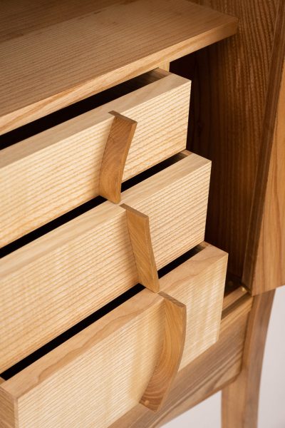 piston fit drawers, made on a furniture making course at Rowden Atelier
